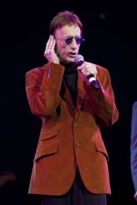 Robin Gibb performing with The Soldiers at The London Paladium